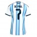 Argentina Rodrigo De Paul #7 Dámské Domácí Dres MS 2026 Krátkým Rukávem Argentina Rodrigo De Paul #7 Dámské Domácí Dres MS 2026 Krátkým Rukávem